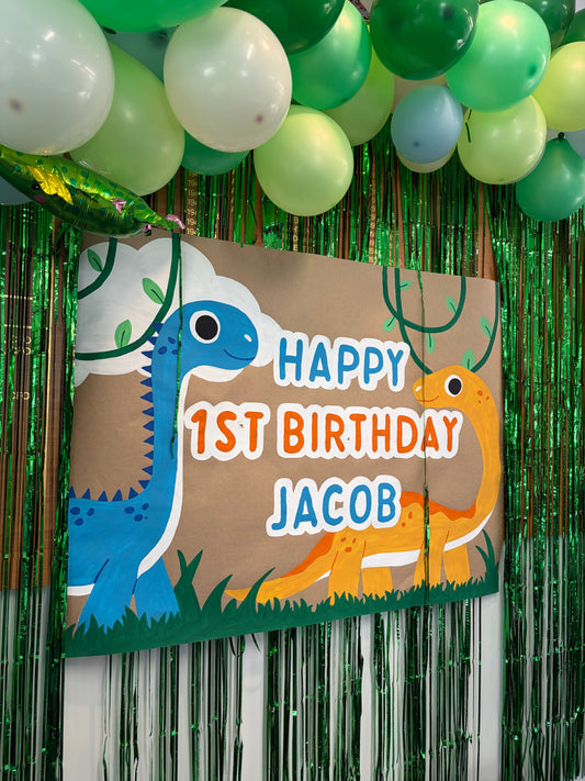 Dinosaur Birthday Banner
