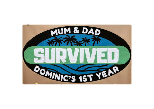 Survivor Kids Birthday Banners