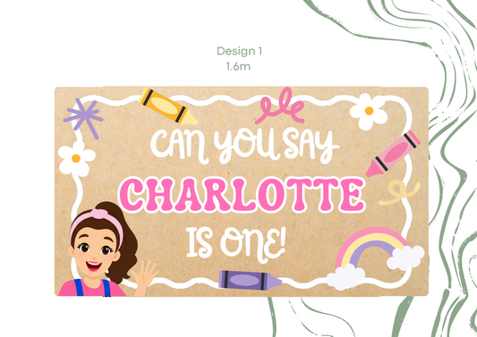 Ms Rachel Birthday Banner