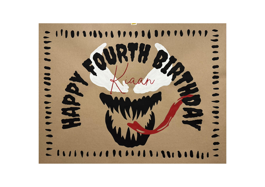 Venom Kids Birthday Banners