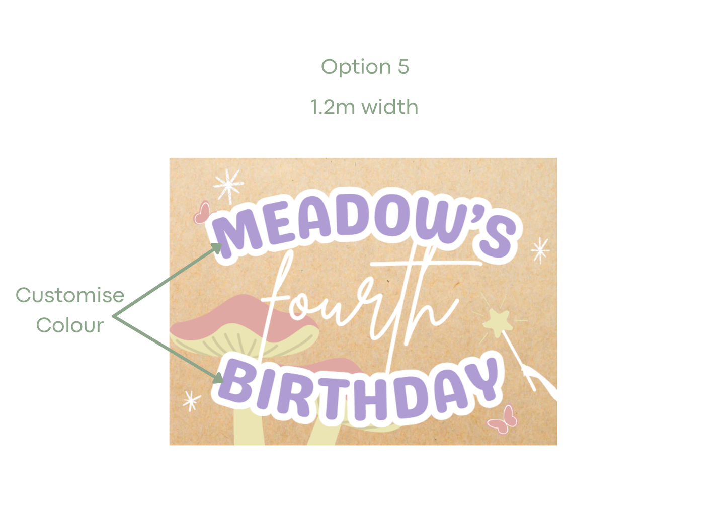 Fairy Kids Birthday Banners