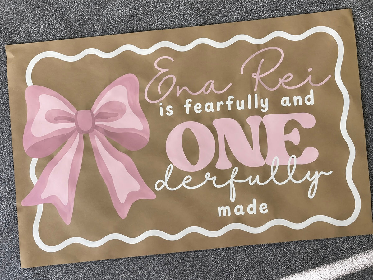 Fearfully & One-derfully Made Birthday Banner