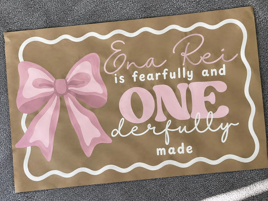 Fearfully & One-derfully Made Birthday Banner