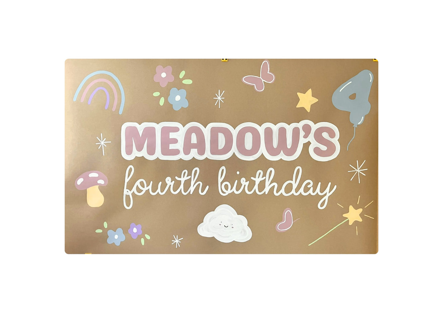Fairy Kids Birthday Banners