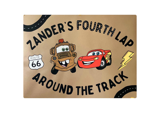 Cars Kids Birthday Banners