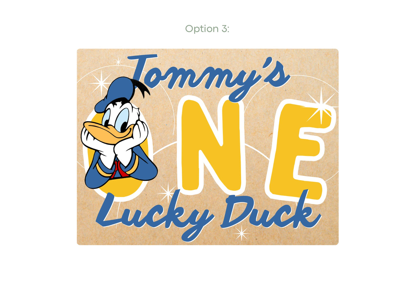 One Lucky Duck Birthday Banners