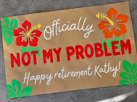 Personalised Retirement Banner