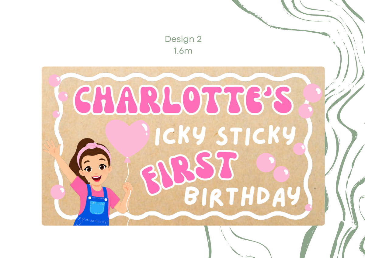 Ms Rachel Birthday Banner