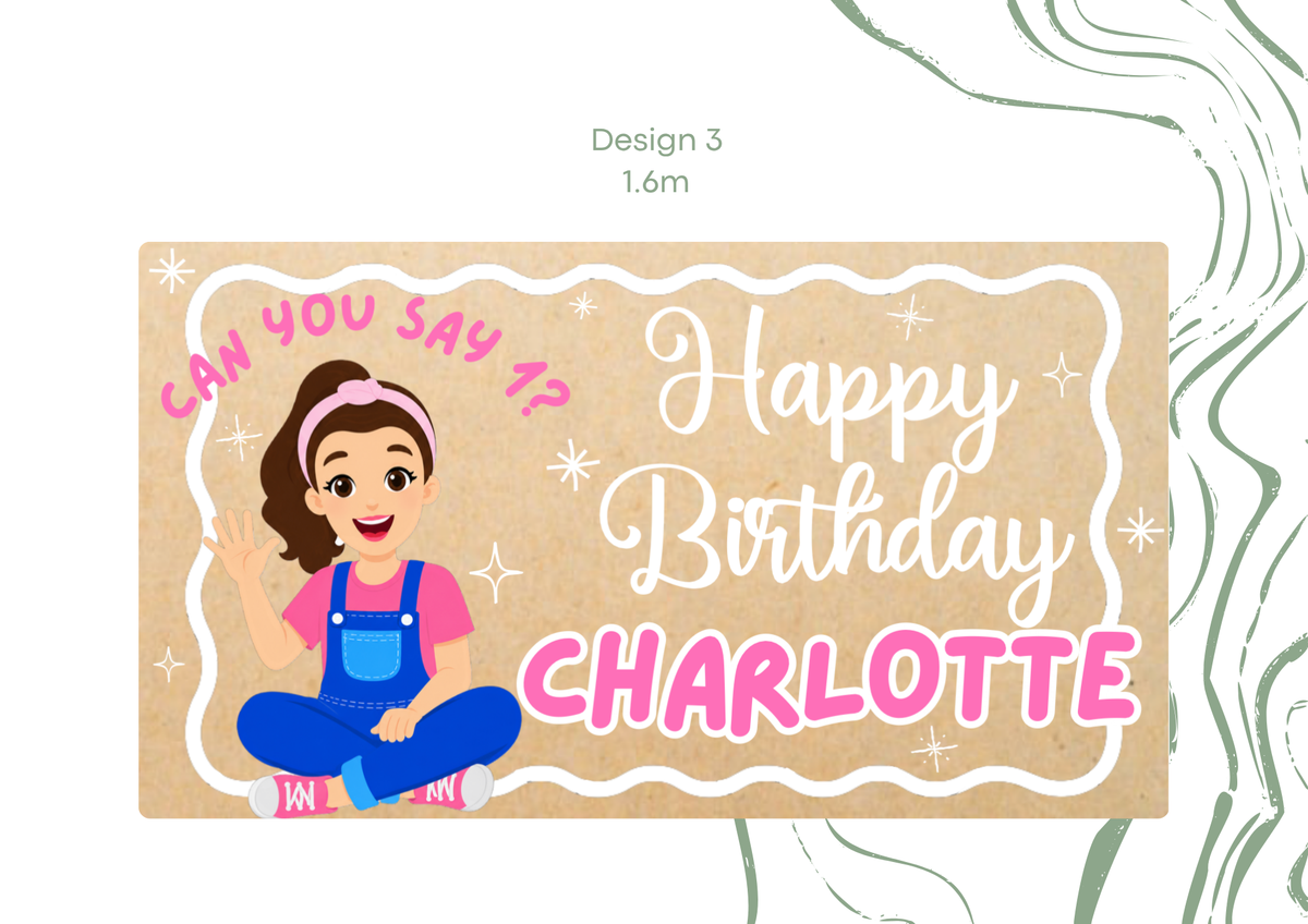 Ms Rachel Birthday Banner