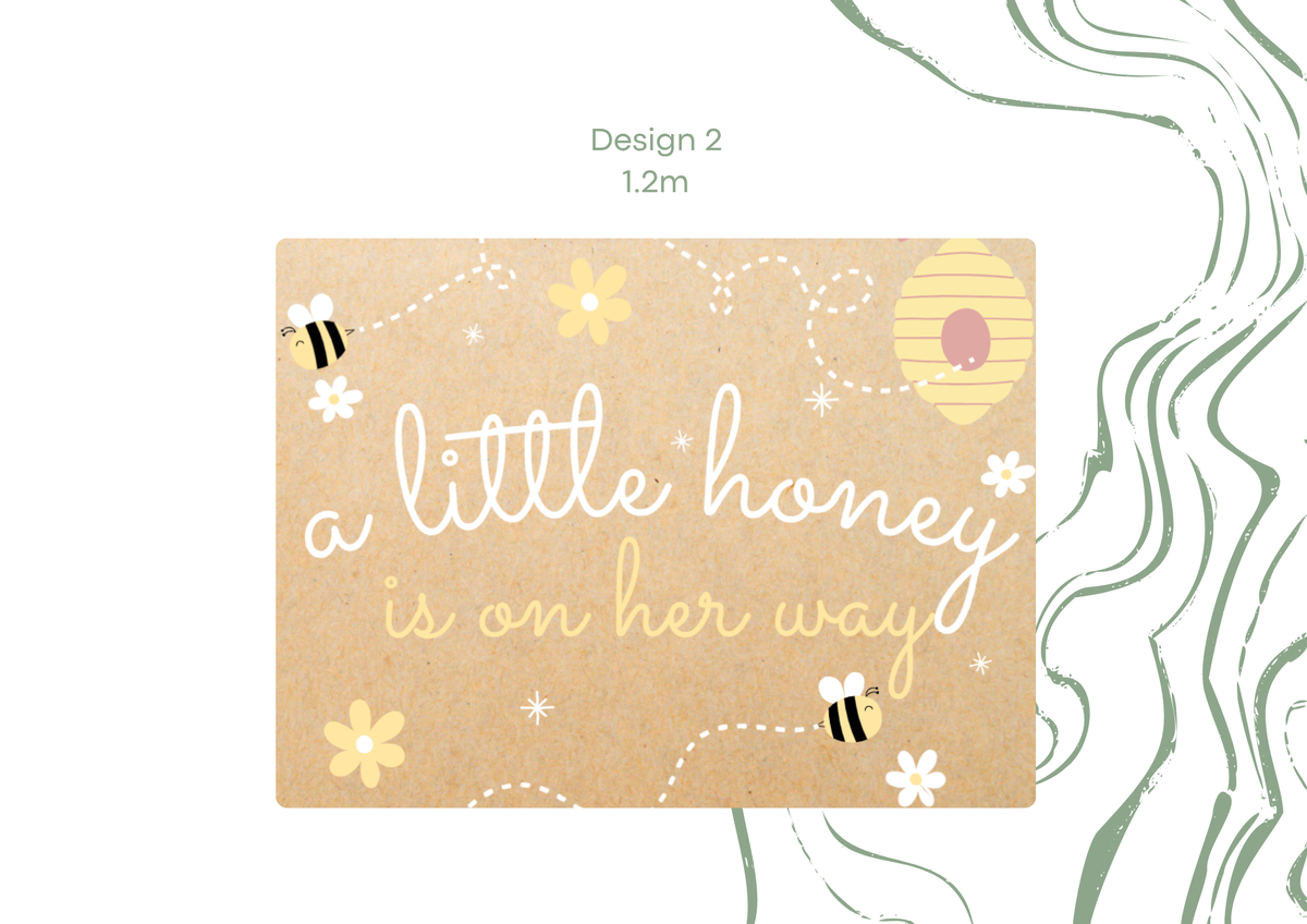 A little honey… Baby Shower Banner