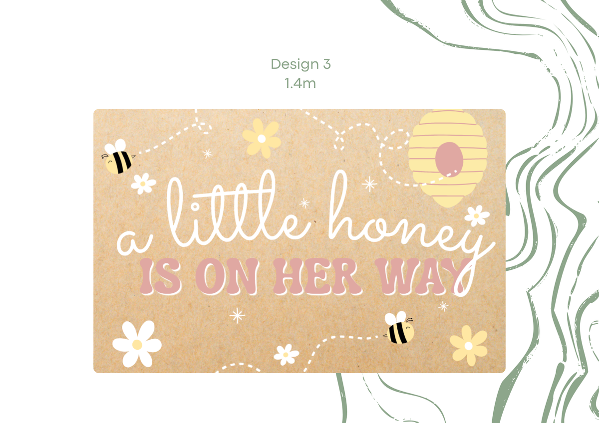 A little honey… Baby Shower Banner