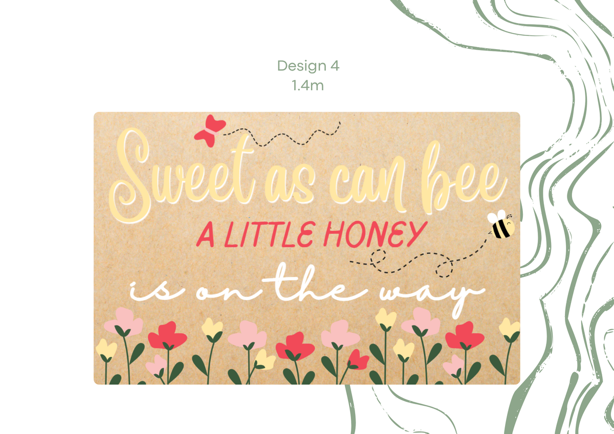 A little honey… Baby Shower Banner
