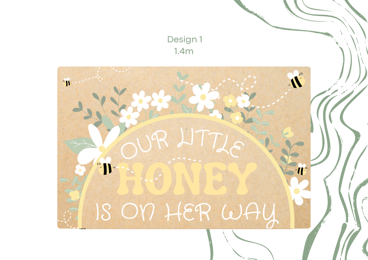 A little honey… Baby Shower Banner